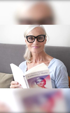 Eyekepper Oversized Reading Glasses - Retro Readers for Women Reading - Grey/Tortoise Frame +0.50