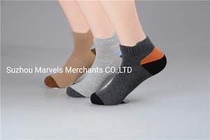 [Hot Item] Compression Stockings Stylish Low Cut Cotton Sports Crew Socks for Men