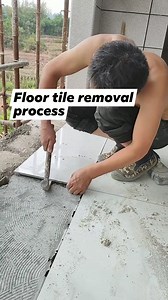 33K views · 41 reactions | Floor tile removal process | G_viral | Facebook