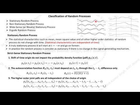 Comm Engg | Stationary and Wide Sense Stationary Random Process | Ergodic Random Process