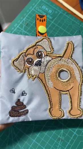Border Terrier Poop Bag Dispenser ITH Machine Embroidery Design (5x7 Hoop) (digital Download) - Etsy