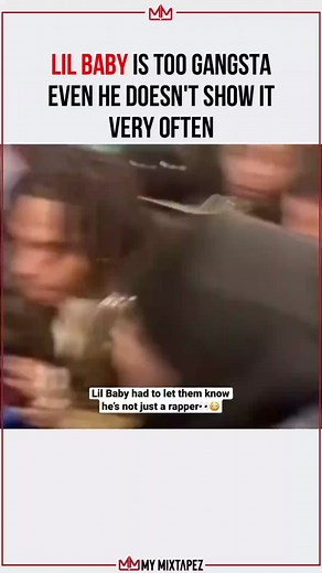 #LilBaby had to let them know He’s not just a #rapper 😮🙌🏼 #mymixtapez