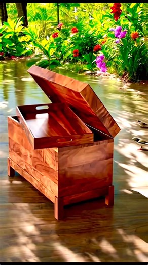 HOPE, DREAMS & KOA. Martin & MacArthur craftsmen create Hope Chests from our curly Koa. https://bit.ly/4ih31Hy. #hopechest; #woodtrunk; #koafurniture #martinandmacarthur | Martin & MacArthur