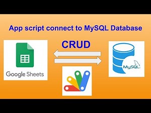 CRUD function in Google Sheet / App script with MySQL Database