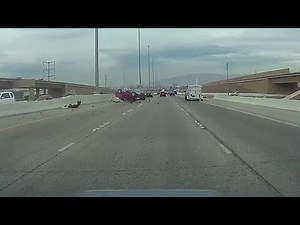 Dash Cam Captures Serious Crash on Nevada Interstate