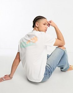 Volcom - Aquapistol - T-shirt met print op de rug in wit | ASOS