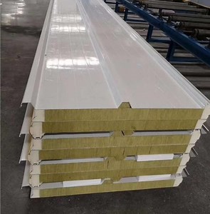 [Hot Item] Acoustic Rockwool Sandwich Panel for Wall/Roof/Ceiling
