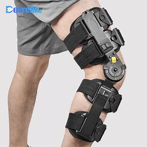 [Hot Item] Aluminium Alloy Orthopedic Knee Brace Orthosis Knee Joint Post Op ROM Knee Immobilizer