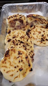 BEST PUPUSAS IN TOWN YOU BE THE JUDGE PUPUSAS SALVADOREÑAS NOW AVAILABLE EVERY MONDAYS AT MONTCLAIR FAMILY RESTAURANT ❤️🥇🔥🇺🇲🇸🇻 👩‍🍳👨‍🍳😋 Pupusas are small, round corncakes. They are similar to a flatbread or pancake that is made with corn flour (masa) and filled with cheese, beans, pork tenderloin (chicharrón), chorizo. Pupusas are a traditional dish from El Salvador and they're cooked on a hot griddle and often served with curtido and salsa simply delicious. 🔥🔥🔥🔥🔥🔥🔥🔥🔥🔥🔥🔥🔥�