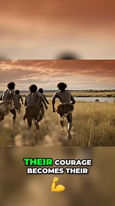 15K views · 124 reactions | Animals and early humans share a water source, but face danger from above. See how they unite and bravely confront a large, threatening bird together. #Animals #EarlyHumans #Bravery #Wildlife #Nature | Sapien Cinema | Facebook