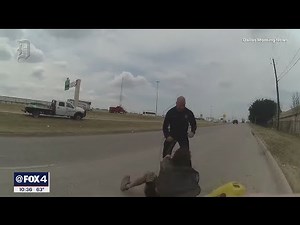 Video shows Dallas paramedic punching, kicking homeless man