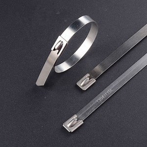 [Hot Item] High Tensile Strength Non-Flammability Self Locking Mechanism Design Stainless Steel Cable Ties
