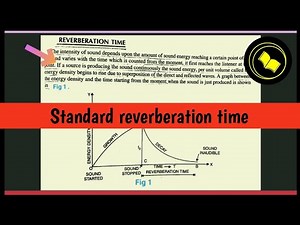 Reverberation time | Standard reverberation time.