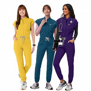 [Hot Item] 2026 New Custom Jogger Uniforms Set Nursing Medical Nurse Scrub Uniform Hospital Doctor Scrub Jumpsuit Elastic Scrub Women