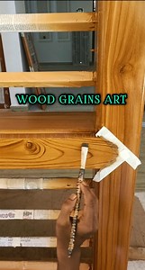 212K views · 4.5K reactions | Drawing fake wood grains️ #fakewood #woodgrain #fblifestyle #fbviralreels @topfans | WOOD GRAIN | Facebook