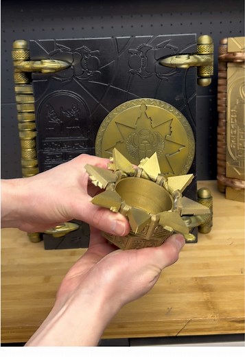 Another build complete! The Book of the Dead, the Book of Amun-Ra, and the Key of Hamunaptra from The Mummy. Three of the most recognizable props from the movie and an awesome project to recreate. #themummy #propreplica #3dprinting #movieprops