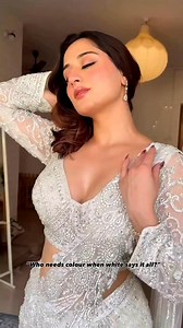 38K views · 1.4K reactions | Soft curves, bold confidence  White never whispers 懶 Singh Shreya #sareestyle #sareefashion #f4f #model #likeme #likeforlikes #fashion #fb #trendingreel #viralreelsシ #love | Singh Shreya | Facebook