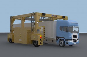 [Hot Item] Automatic Identification of Scanned Container Vehicles Hydraulic Drive Self-Propelled Container X-ray Scanning System Best Metal Detector