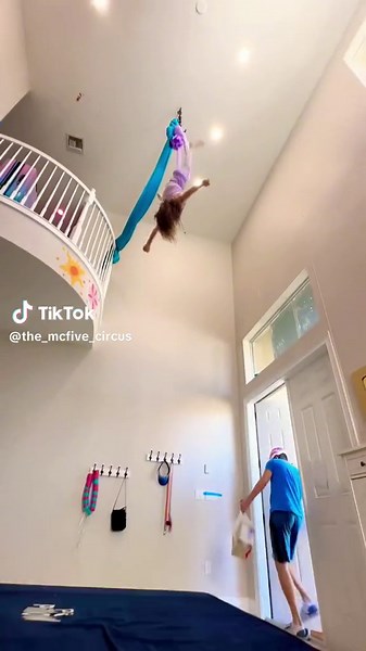 Dad Ruined Cookies in Shocking Aerial Silks Circus Act