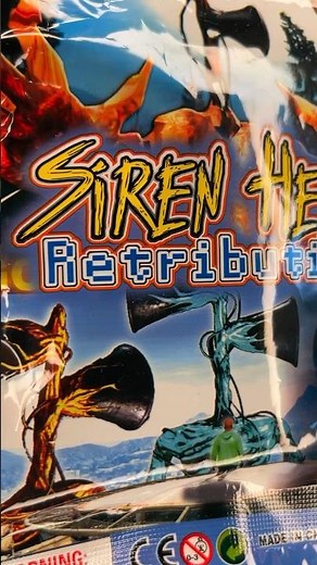 Siren Head Blind Bag! Rare Sirenhead Minifigure #blindbags #unboxing