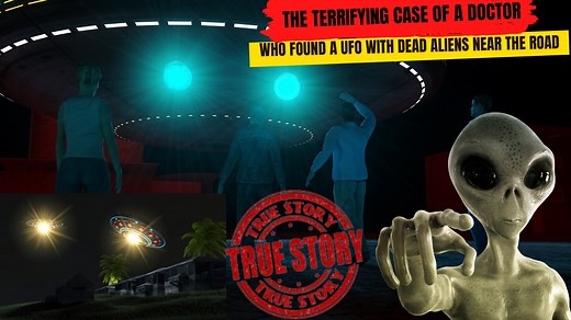 The Mysterious Case Of A Doctor Who Found A UFO With Dead Aliens Near The Road | The Logic Book