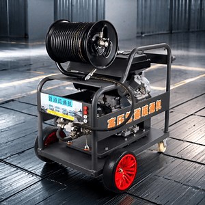 [Hot Item] Large Sewer Drain Pipe Cleaning Equipment Diesel Gasoline Sewage Dredging Water Jetting Pipe Cleaning Equipment