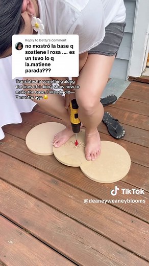 Giant Flower Stands: How to Make Wooden Bases