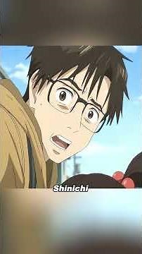 Shinichi was parasitized by a parasite part1 #foryou #cartoon #anime