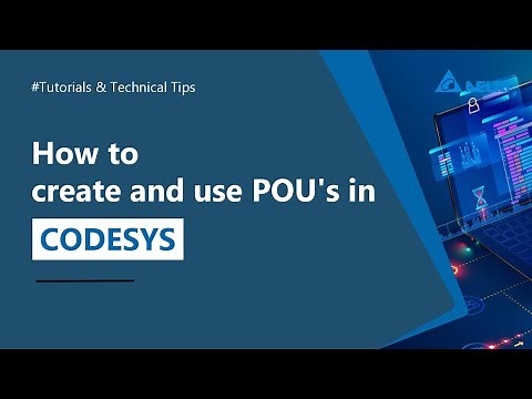 CODESYS- POUs creation