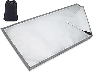 Under Grill Mat, 67 X 35 Inch BBQ Floor Mats, Deck Patio Protector Mat, Indoor Fireplace Mats Fire Pit Mats, Fire Resistant, Water Resistant, Oil Proof, Easy to Clean Reusable Outdoor Grill Mat