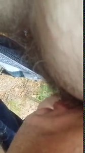 Two guys meet me in woods