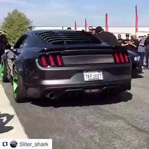 Our Long Tube headers and 3" X-pipe with race mufflers. @5liter_shark | Bassani Xhaust | Facebook