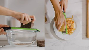 1.7K views · 30 reactions | Our Etched Zester Grater with extra sharp grating surface makes easy work of grating and zesting hard cheese, citrus, ginger, chocolate, and more. Etched for efficiency ✅ Comfortable soft handle ✅ Secure, slip-free grip ✅ non-slip foot for added control ✅ Shop Now: https://bit.ly/2I4E9HY | OXO | Facebook