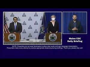 Maine CDC coronavirus press conference May 26