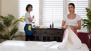 Allgirlmassage Olive Glass And Alex Coal Shaving Pussy