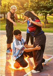 Alan Kabod 1vs1 vs La chica del balón - Freestyle futbol