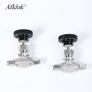[Hot Item] Afklok 3000psi 1/8inch Tubing Ferrules Fine-Tuning Valve with Needle Plug