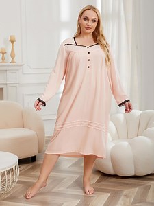 Plus Size Pajamas Set for Women Soft Nightwear Cute Sleepwear Women's Lounge Sets