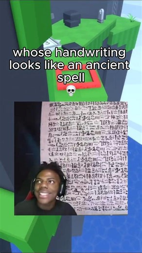 That One Friend's ILLEGAL Handwriting😭💀 #roblox #rblx #robloxrants #relatable