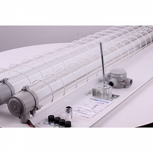 [Hot Item] Ex Fluorescent Light LED Tube 2*18W Single and Double Fluorescent Tube Ex-Proof Strip Light Fixture
