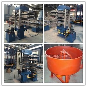 [Hot Item] Rubber Flooring Tiles Manufacturing Vulcanizing Press Making Machine with Sliding Device