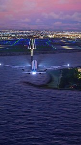 ANA Boeing 787 approaching Tokyo Haneda. From Microsoft Flight Simulator 2020. #msfs #aviationdaily #flightsimulator #boeing787 | Flight Playground