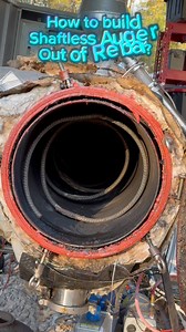 Build shaftless Auger out of Rebar! donate #science #naturejab #education #pyrolysis #fyp #viral #foryoupage | Naturejab