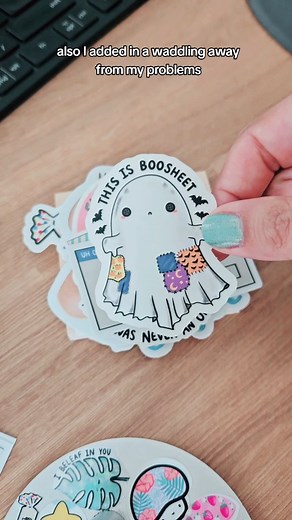 1.7K views · 25 reactions | I clearly have a favorite swear word and it shows in my designs.. 藍 Also, this coworker loving swear words and stickers made me smile. They need to be friends with me! #stickers #stationery #swearwords #coworkerlove #fuck | Jem and Cozy | Facebook