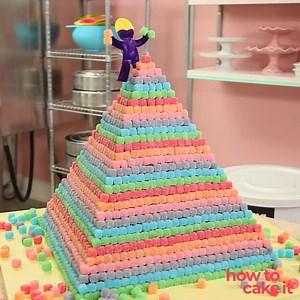 The Coolest Pyramid Candy Cake! 🤩 | How To Cake It