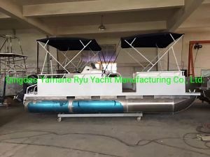 [Hot Item] Yamane Yacht 5.90m Family Leisure Furniture Luxury Aluminum Pontoon Fishing Boat