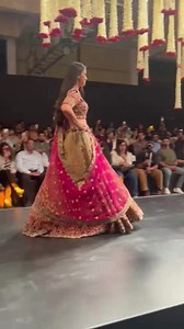 Indian actress and model, Mugdha Godse, set the ramp ablaze at the prestigious Delhi Times Fashion Week! Representing the House of Surya, she mesmerized the audience as she showcased the breathtaking new collection, Nazm. With her grace and elegance, Mugdha Godse perfectly embodied the essence of the collection, which beautifully combines tradition and modernity. The House of Surya has once again proven their mastery in creating exquisite ensembles that capture the essence of Indian craftsmanshi