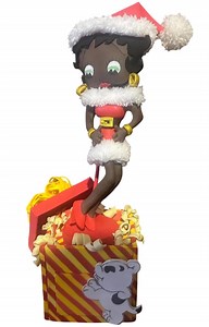 Santa Betty Boop Handmade Doll: Collectible Fan Gift - Etsy