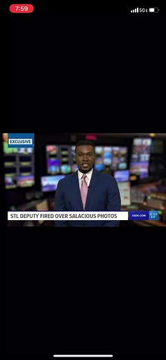 FULL STORY. #STL deputy says he was excited to start his new job. But someone must’ve wanted him gone. He says they found nudes he posted on #Grindr and sent them to his boss! As reported on @ksdktv | Brent Solomon