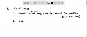 SOLVED: What are the differences between cathode rays and canal rays? | Numerade